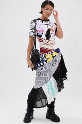 YOU WERE THE ONE PATCHWORK MIDI DRESS