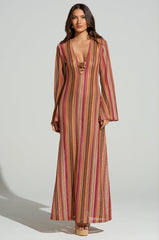 IBIZA DREAMIN CROCHET MAXI DRESS