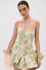 VENETIAN FLORAL BROCADE CORSET