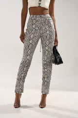 SNEAKY LITTLE SNAKE TROUSER WITH LACEUP ON BUTT