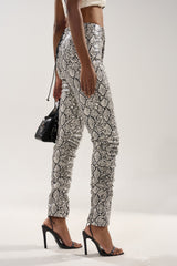 SNEAKY LITTLE SNAKE TROUSER WITH LACEUP ON BUTT