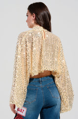 SLYLINE SEQUIN BLOUSE