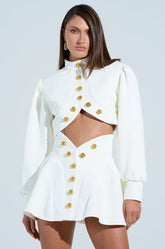 THINK ABOUT ME BLOUSE IN WHITE