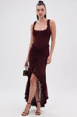 LOVELY DAYS MESH HIGH LOW SKIRT