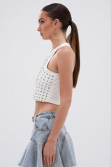 JANE GROMMET TANK TOP