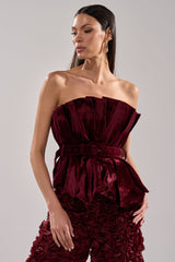 DRAMA DRAMA DRAMA VELVET BLOUSE