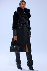 GOODIE MIXED MEDIA COAT