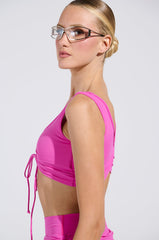 PAXTON SEXY RUCHED TANK TOP