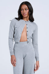 COZY LUXE CREW NECK CARDIGAN