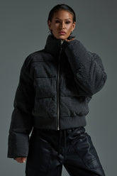 HOUDINI RHINESTONE PUFFER