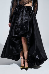 STILL WANT YOU HIGH LOW SKIRT IN BLACK