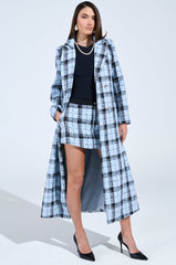 SMOOTH TRANSITION TWEED TRENCH