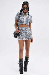 COLD BLOODED MINI SKIRT