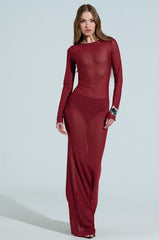 PRIME ENERGY MESH MAXI DRESS