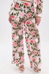 BLOSSOM LACE PALAZZO PANTS