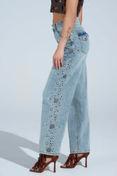WESTERN BABY DENIM PANTS