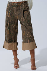 DOWN AND DIRTY CAMO BERMUDA SHORT