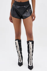 ITS A VIBE FAUX LEATHER SHORT