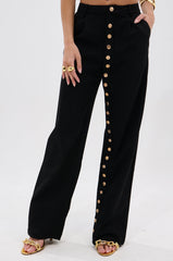 BUTTONED UP STRAIGHT LEG PANT