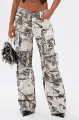 ASH OMBRE CARGO DENIM