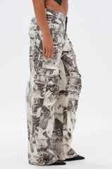 ASH OMBRE CARGO DENIM