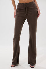 FESTIVAL LOW RISE RUCHED FLARE LEGGING