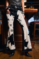 LETS GO TO THE RODEO BABY COW DENIM