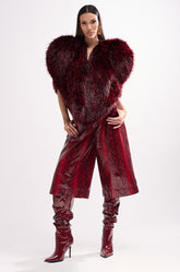 EXTRA IS MY MIDDLE NAME SNAKE BERMUDA SHORT