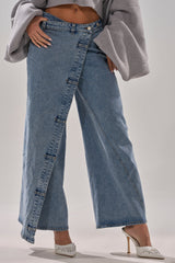 COVERED UP RELAXED DENIM PANT