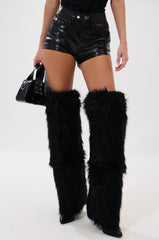 EVERYTHING YOU EVER DREAMED FAUX LEATHER SHORT