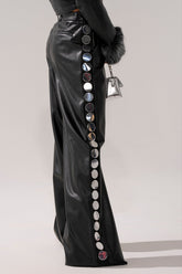 TIME AFTER TIME FAUX LEATHER TROUSER