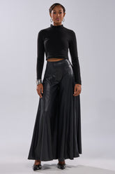GALAXY FAUX LEATHER TROUSER