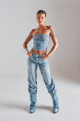ON YOUR MIND DENIM CORSET