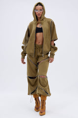 CALI MULTI ZIPPER SWEATPANT