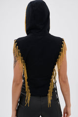 HOW DEEP IS YOUR LOVE HOODED TOP