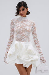 I'M A STAR LACE GLOVE BODYSUIT