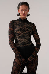 ALL THE ATTENTION LACE GLOVE BODYSUIT