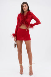 FIERCE MESH MINI SKIRT