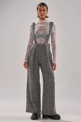 ALESSANDRA TWEED OVERALLS