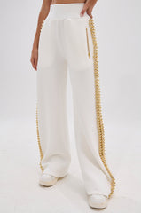 BALLS TO THE WALL JOGGER IN WHITE