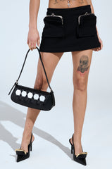 GIVE ME THE MONEY HONEY MINI SKIRT