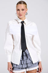 LOOK AT ME GO BUTTON DOWN TOP