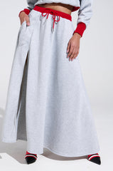 B-VARSITY MAXI SKIRT