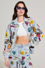AUSTIN PATCH DENIM JACKET