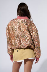 OLLARI BROCADE BOMBER