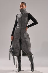 KEEP YOU WAITING DENIM VEST