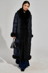 WILD CARD BROCADE TRENCH COAT