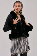 SOFT TOUCH CARDIGAN IN BLACK