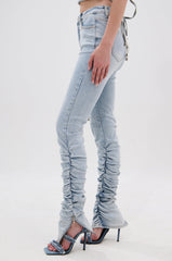 LACE IT UP SKINNY DENIM PANT