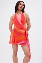 ROXANNE PRINTED MINI DRESS